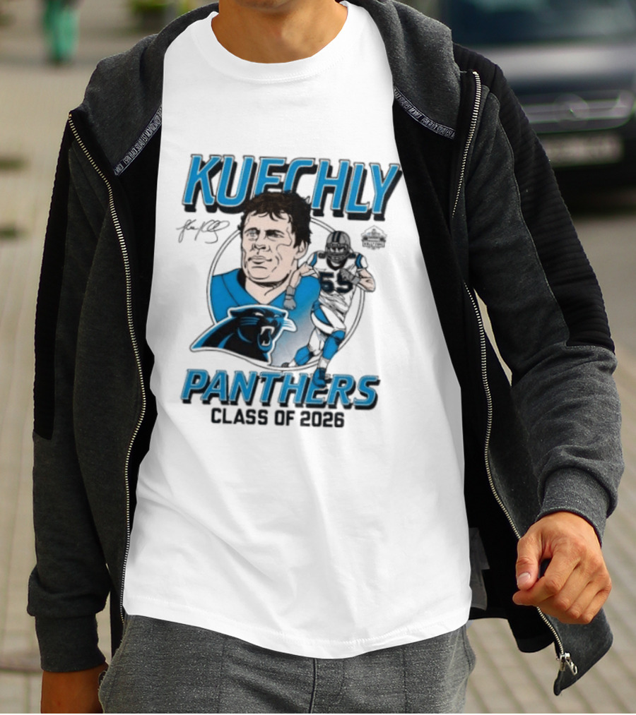 Kuechly Panthers Class Of 2026 Hall Of Fame T-Shirt