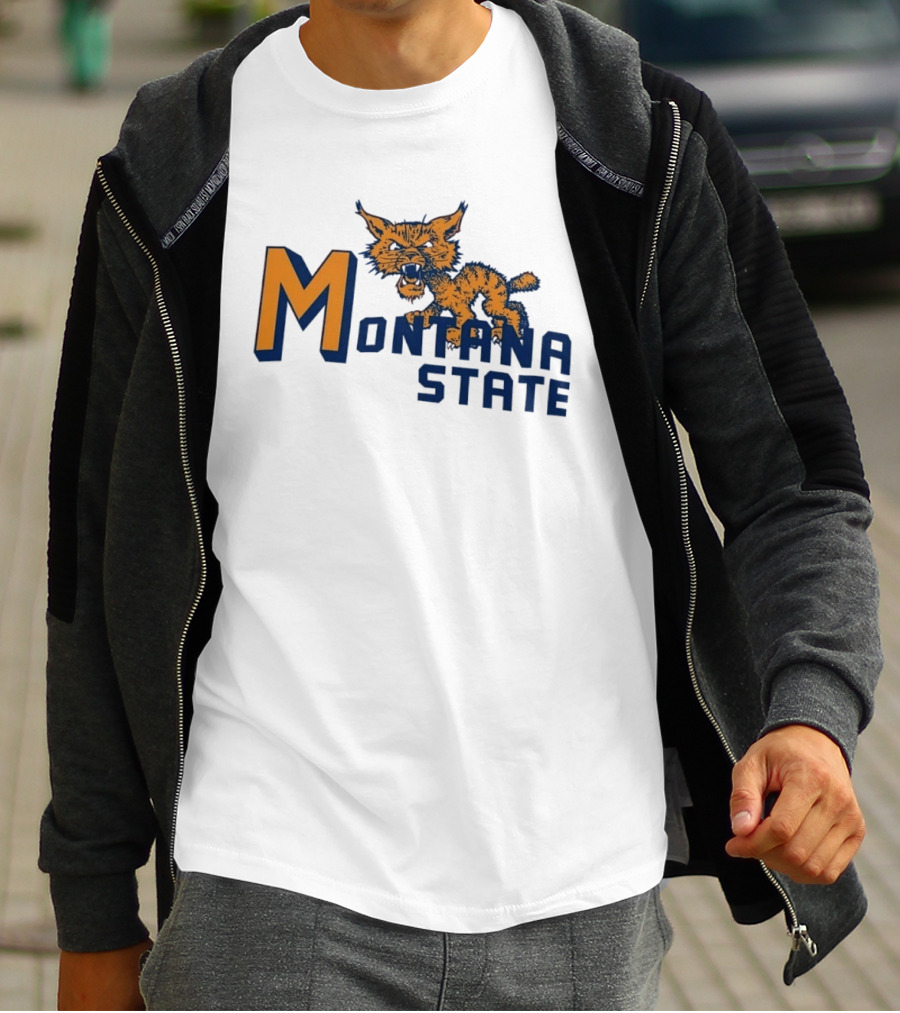 Montana State Bobcats Vintage NCAA Sports T-Shirt