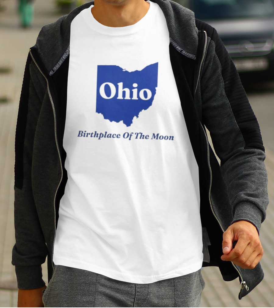 Ohio Birthplace Of The Moon Space Astronomy Exploration T-Shirt