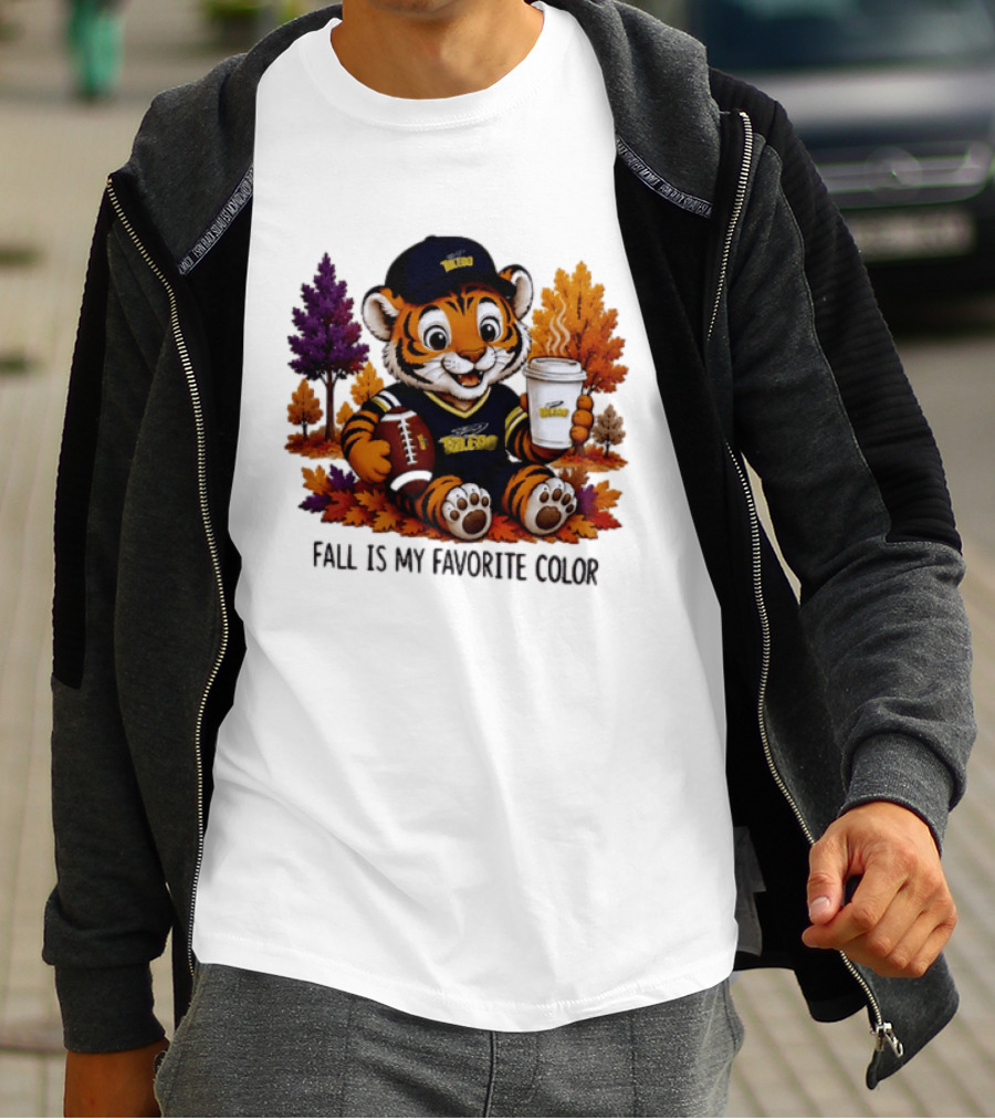 Toledo Rockets Tiger Fall Is My Favorite Color Football Coffee 2026 T-Shirt