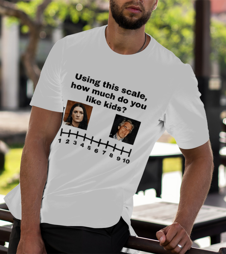 Using This Scale How Much Do You Like Kids Scale 1 To 10 T-Shirt