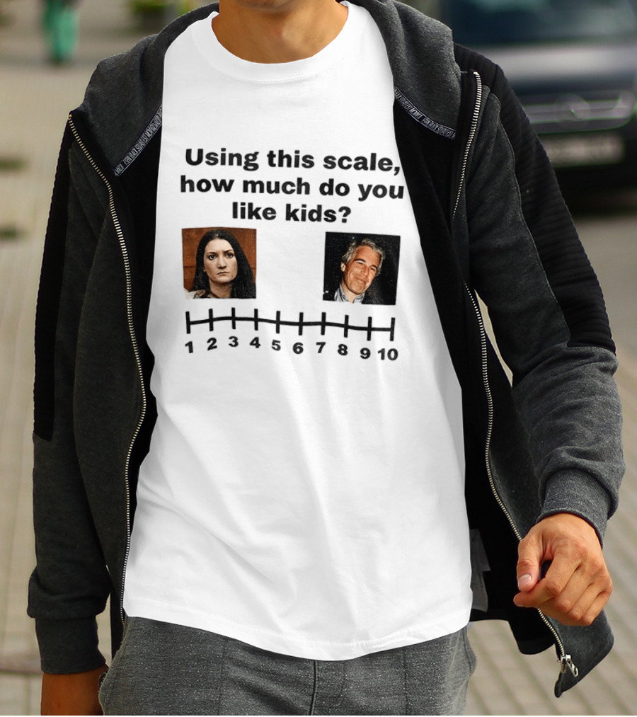 Using This Scale How Much Do You Like Kids Scale 1 To 10 T-Shirt