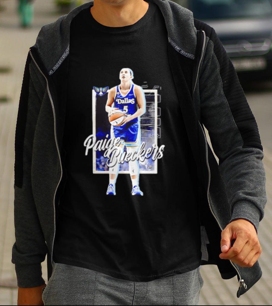 Paige Bueckers Dallas Wings Basketball Player Jersey Number 5 T-Shirt
