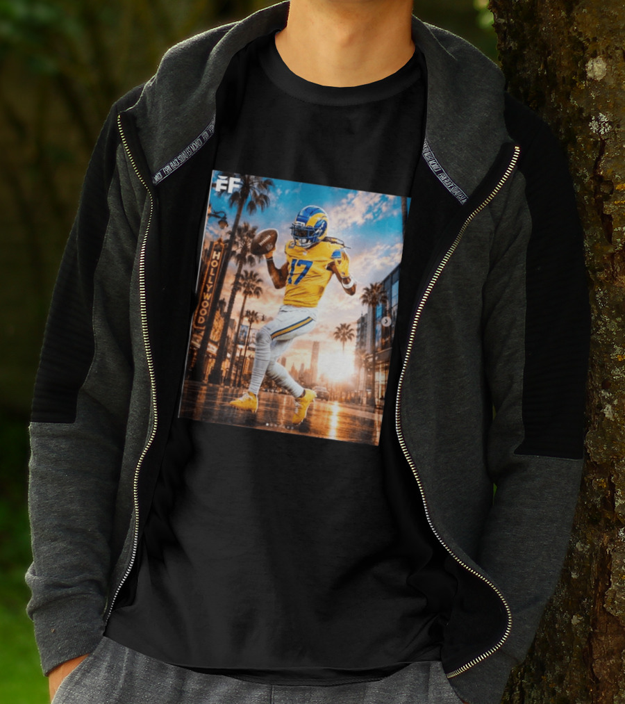 Los Angeles Rams Hollywood Davante Adams 17 Football Player T-Shirt