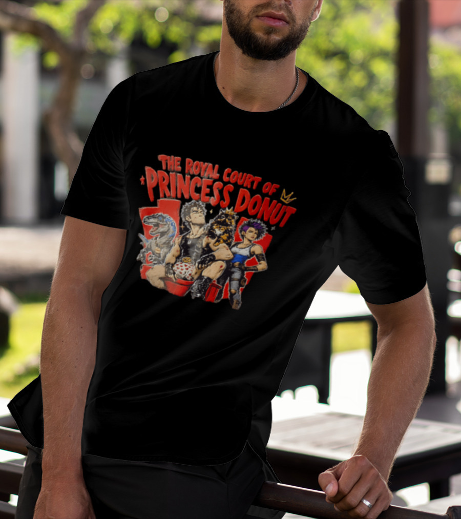 Dungeon Crawler Carl The Royal Court Of Princess Donut Man Cat Dinosaur Woman T-Shirt