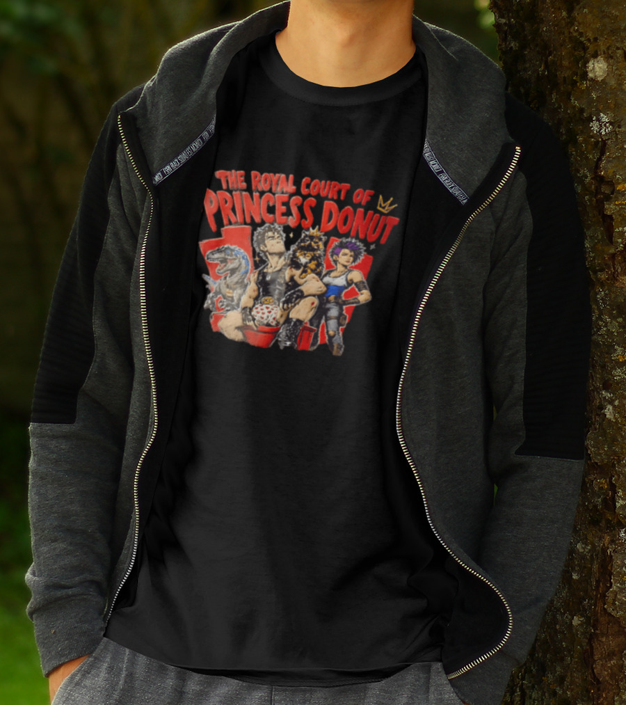 Dungeon Crawler Carl The Royal Court Of Princess Donut Man Cat Dinosaur Woman T-Shirt