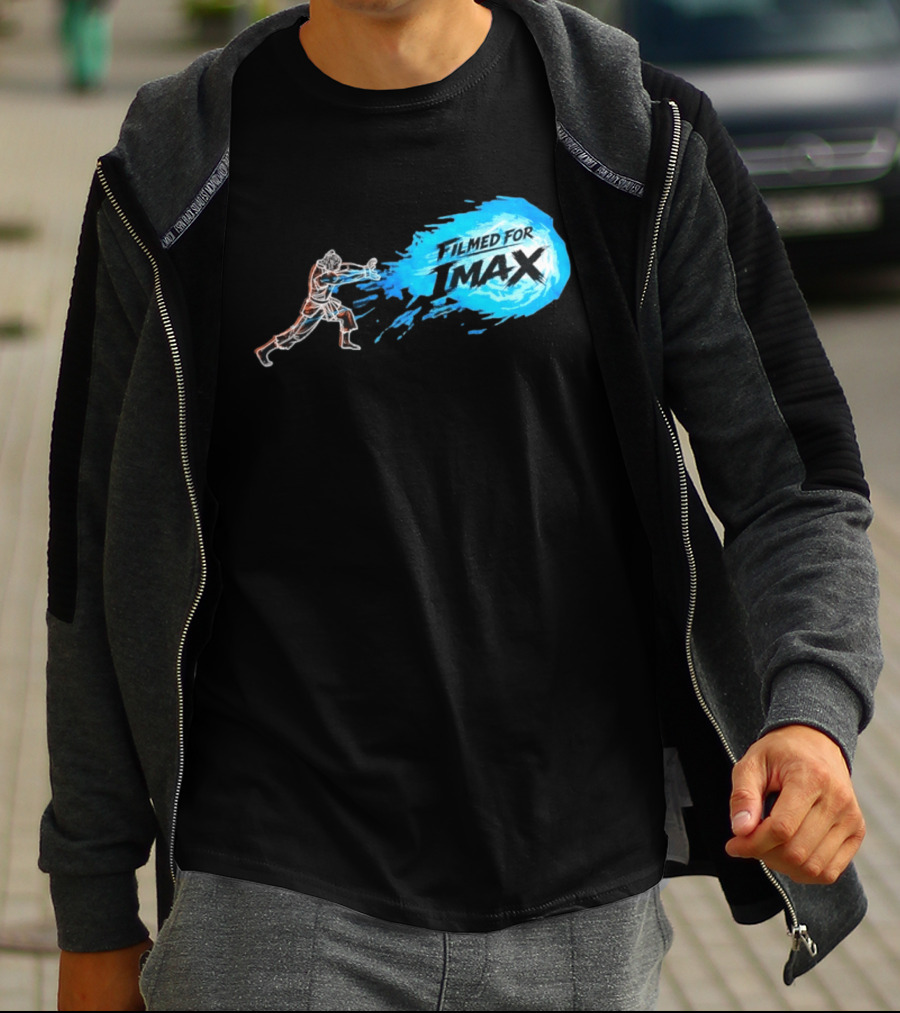 Goku Filmed For IMAX Energy Blast Dragon Ball Z T-Shirt