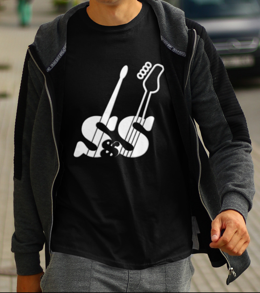 Guitars Forming Letter S T-Shirt