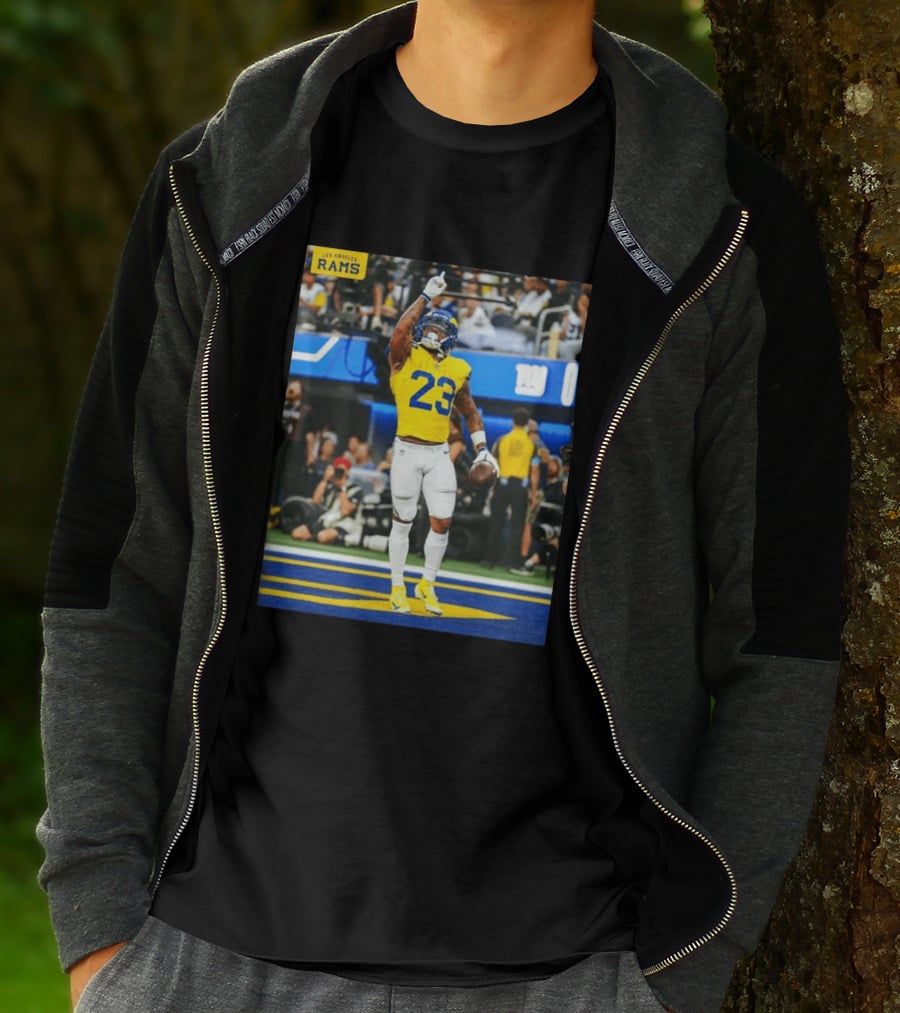 Los Angeles Rams Kamren Kinchens #23 NFL Football Jersey Celebration T-Shirt