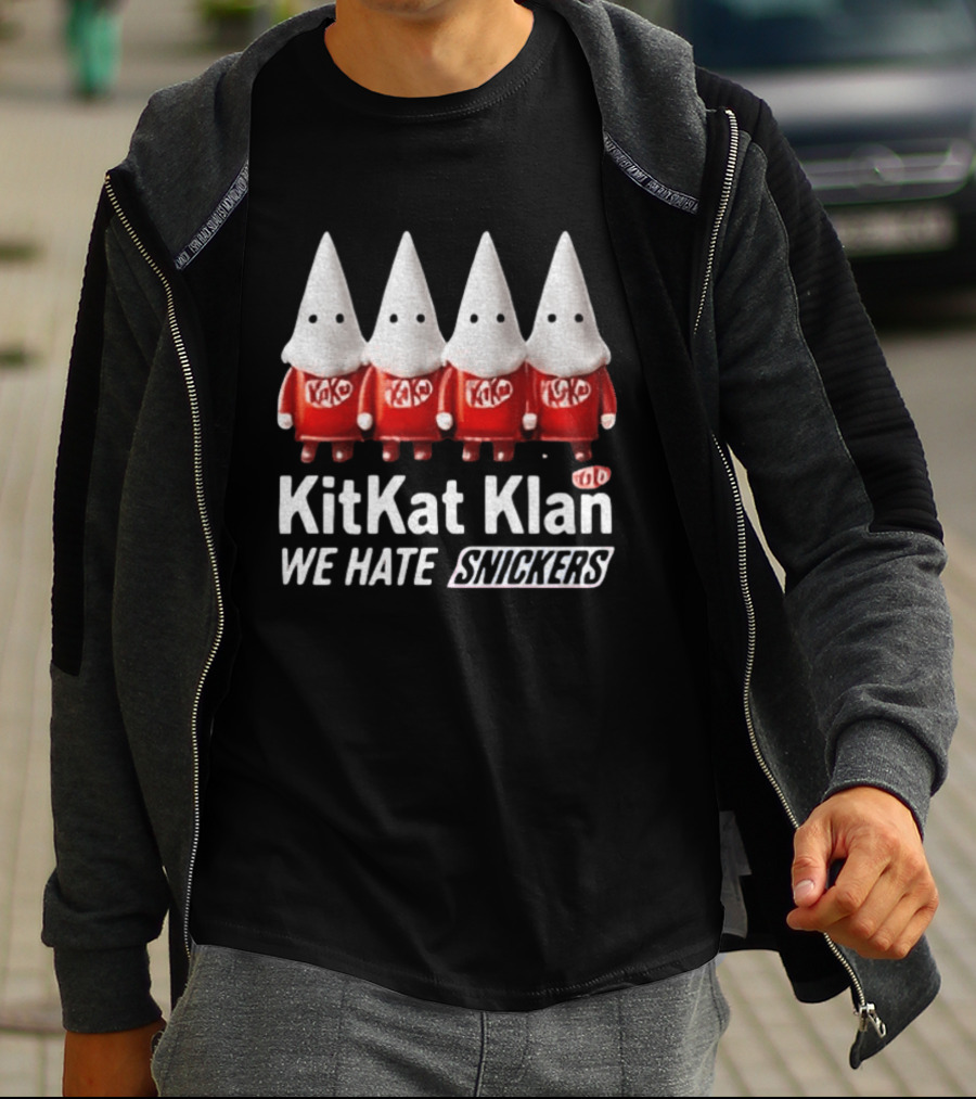 Kitkat Klan We Hate Snickers T-Shirt