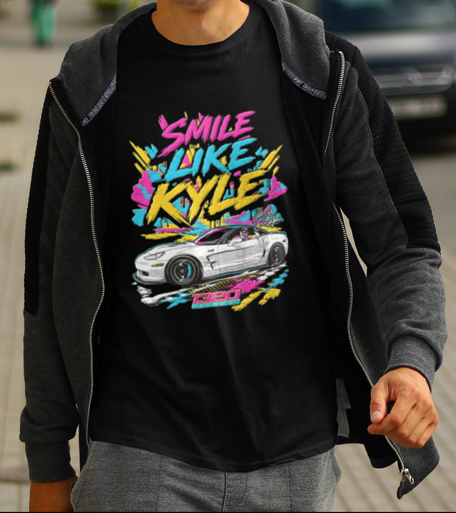 Smile Like Kyle 1320 Video Sports Car Driver Thumbs Up T-Shirt