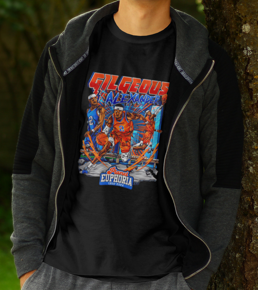 Gilgeous Alexander Oklahoma City Thunder Planet Euphoria 1950 2024 T-Shirt