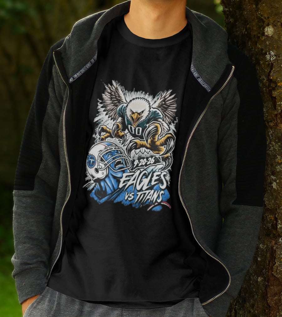 9 20 26 Eagles Vs Titans Game Day Exclusive T-Shirt