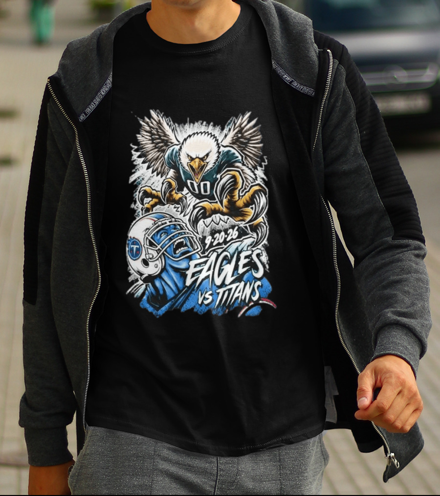 9 20 26 Eagles Vs Titans Game Day Exclusive T-Shirt