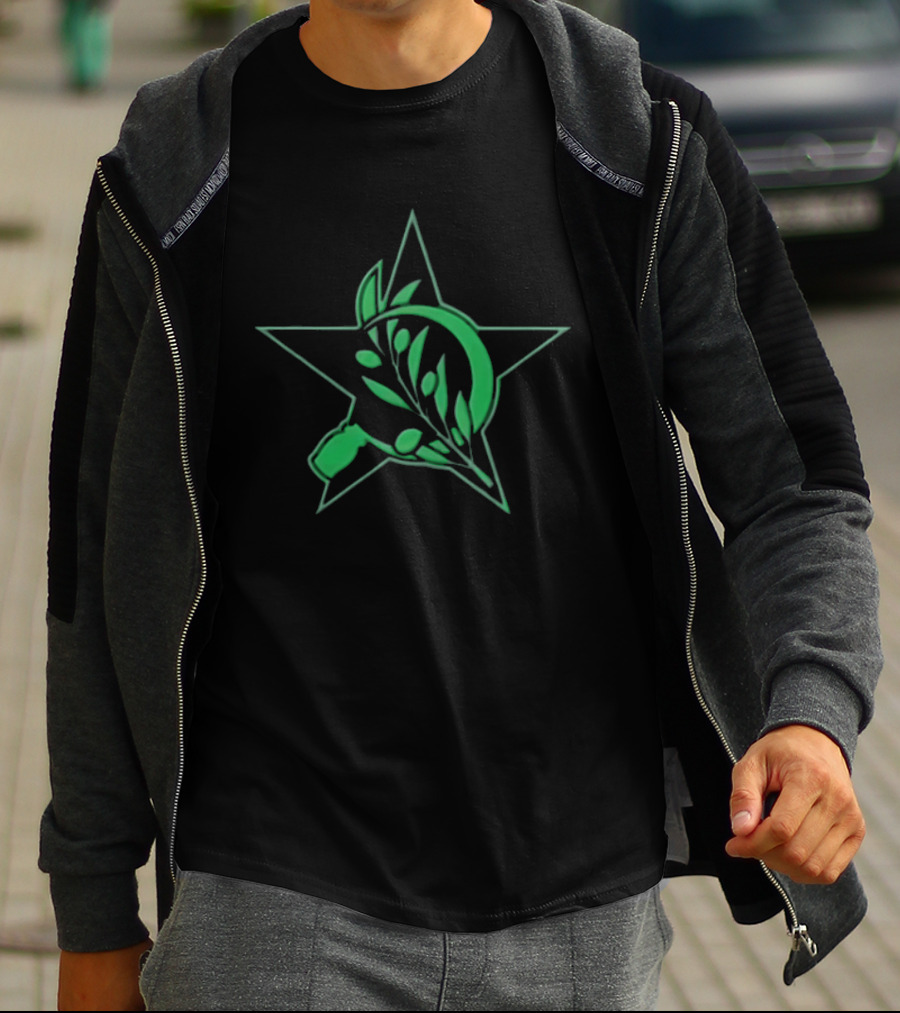 Star Olive Branch Sickle T-Shirt