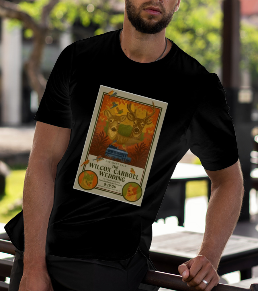 The Wilcox Carroll Wedding One Night Only Forever After Tour Featuring Eminence Ensemble September 19 2026 Colorado T-Shirt