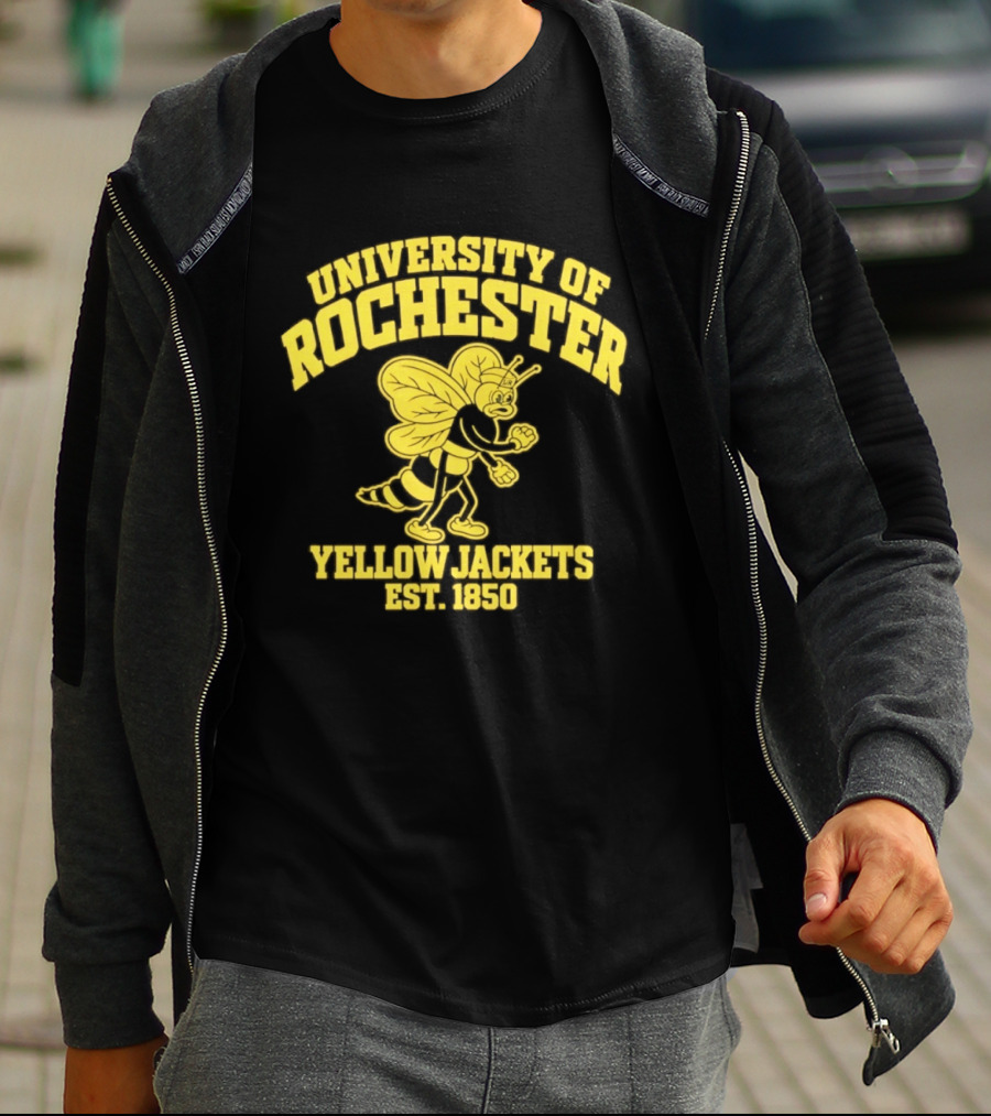 University Of Rochester Yellow Jackets Est 1850 Retro Collegiate T-Shirt