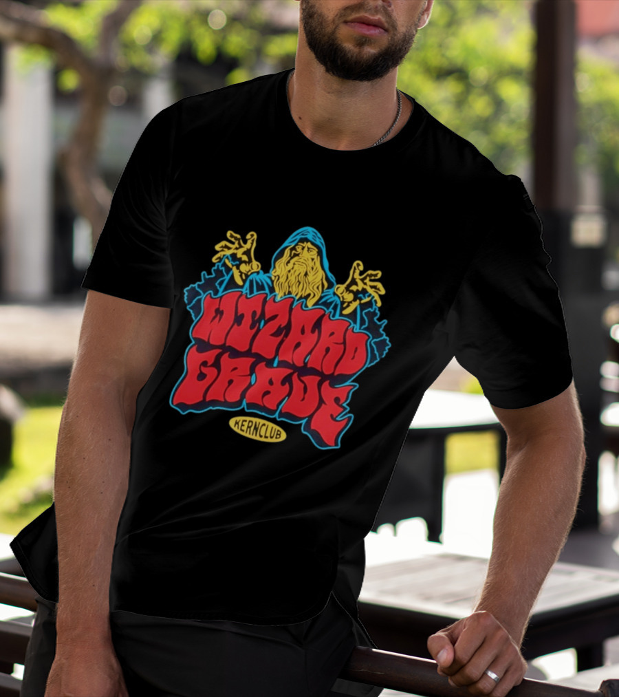 Wizard Grave Kernclub Mystical Occult Fantasy T-Shirt