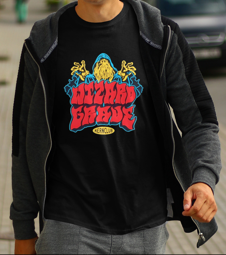 Wizard Grave Kernclub Mystical Occult Fantasy T-Shirt