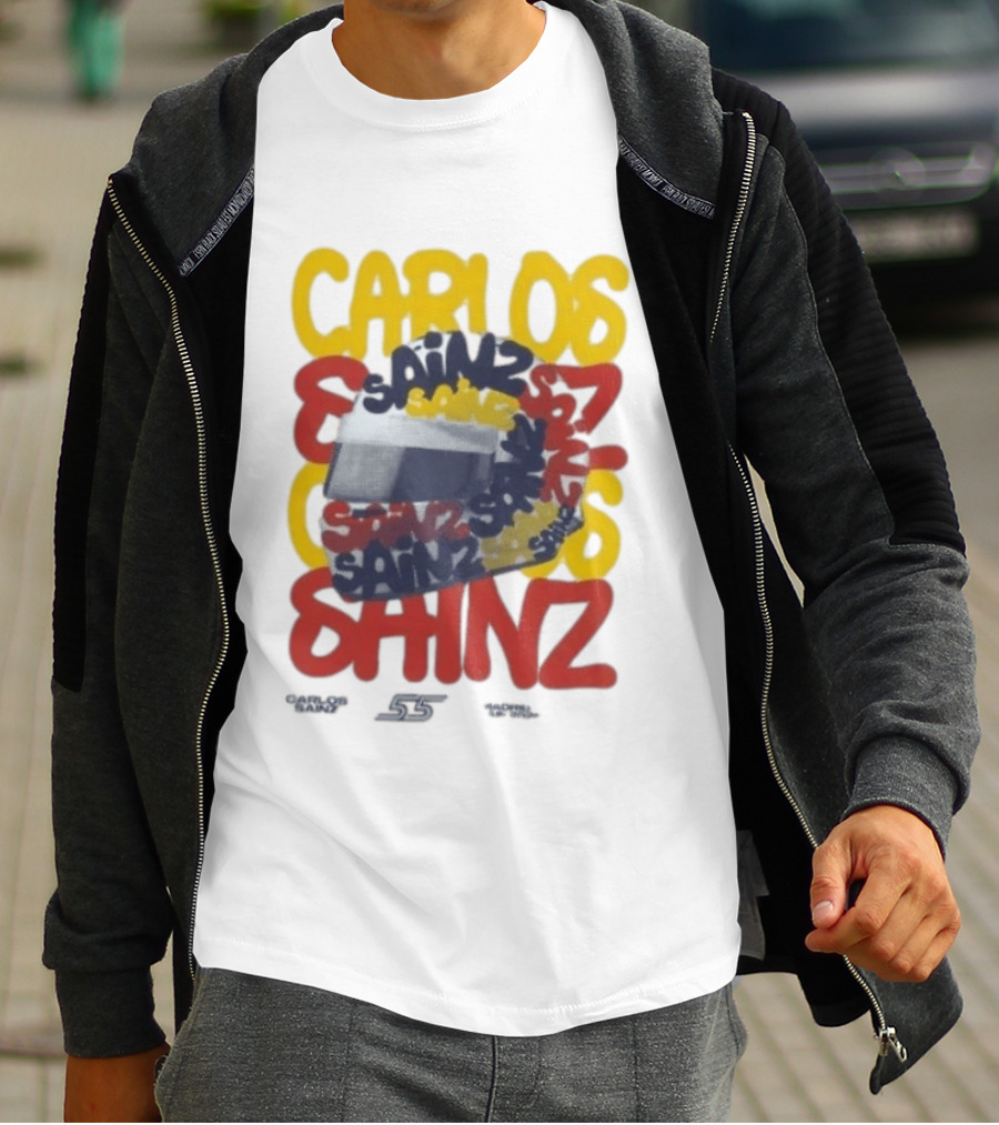 Carlos Sainz Madrid F1 Team Race Special 26 Atlassian Williams T-Shirt