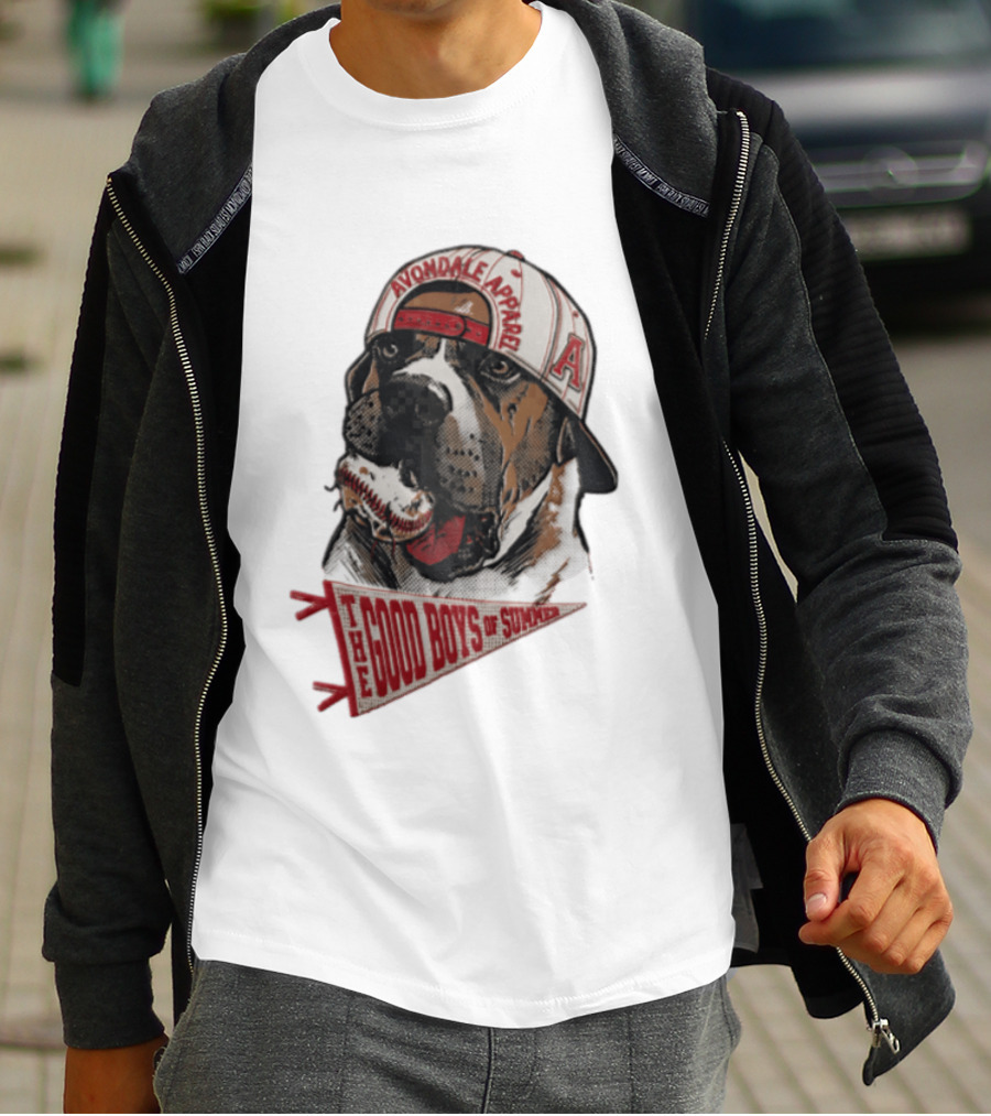 Avondale Apparel The Good Boys Of Summer Bulldog Baseball Cap T-Shirt
