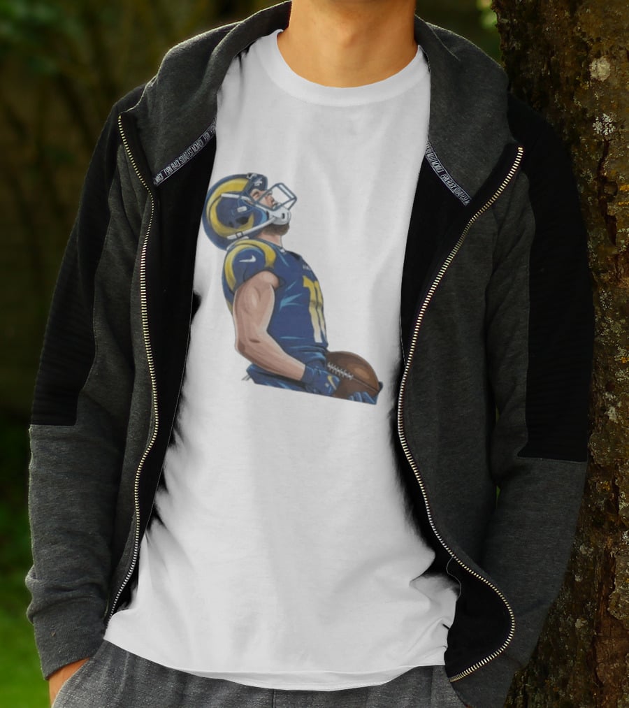 Cooper Kupp Los Angeles Rams No 10 Football Player Celebration T-Shirt