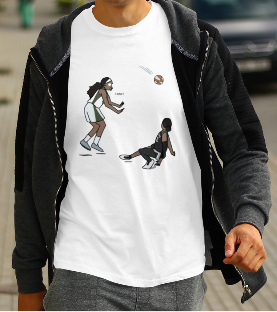 Flau'jae Johnson Saying Sorry To A'ja Wilson After Basketball Block T-Shirt