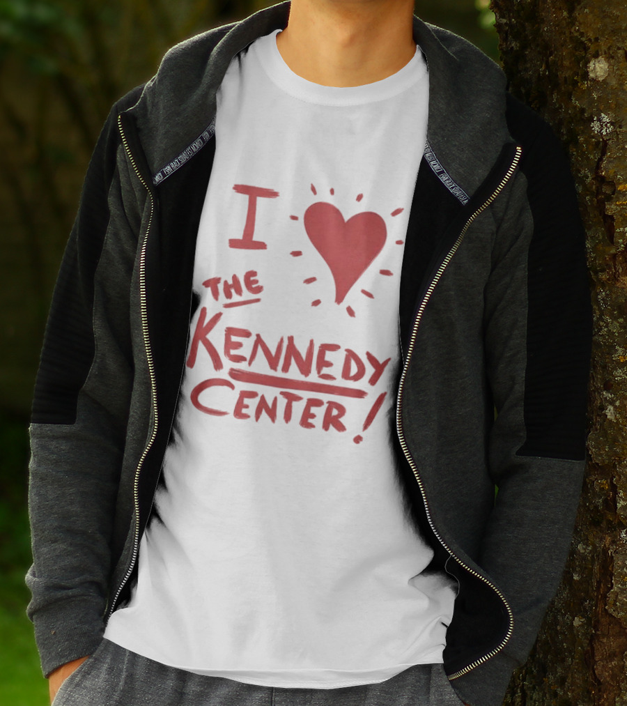 I Love The Kennedy Center Bold Red Heart T-Shirt