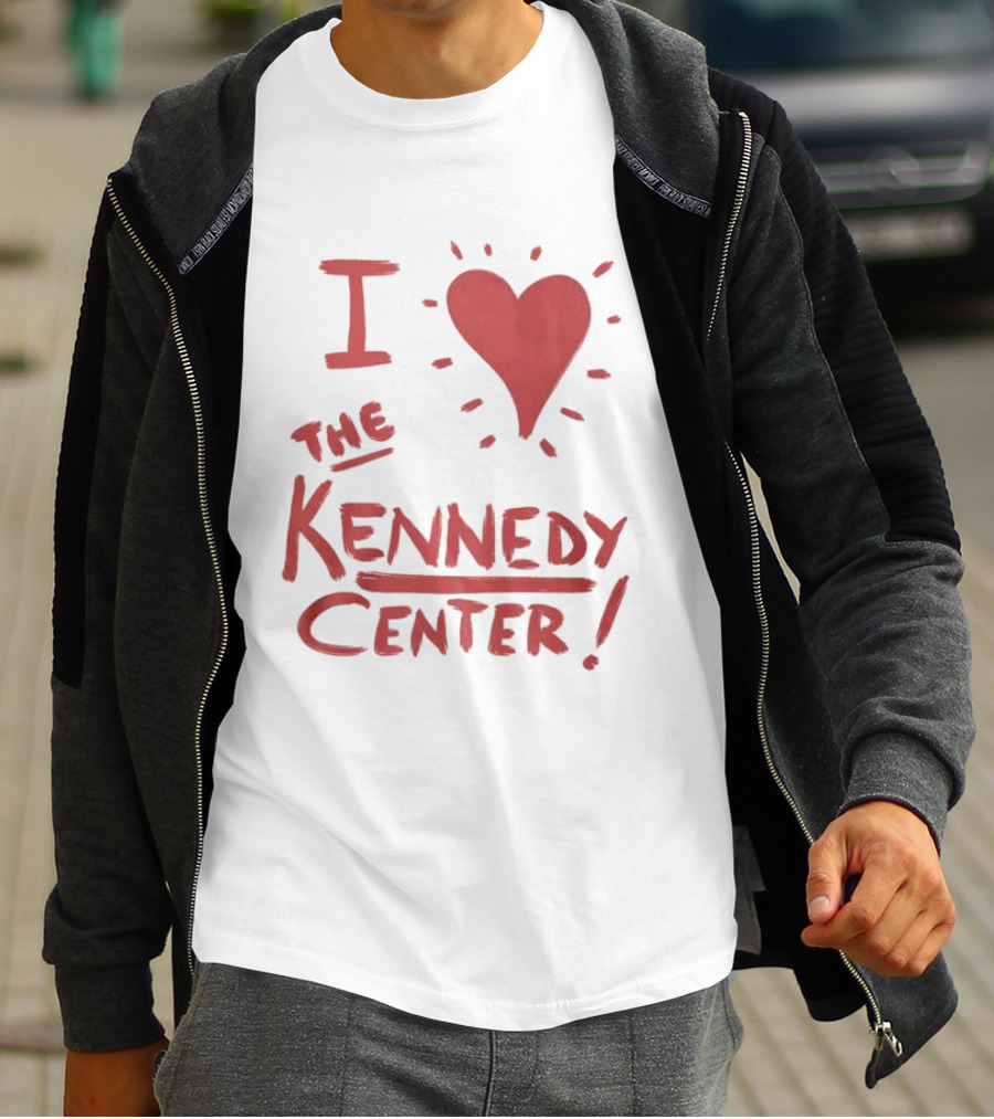 I Love The Kennedy Center Bold Red Heart T-Shirt