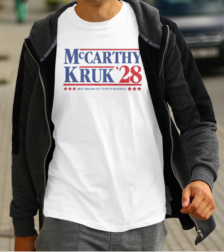 Mccarthy Kruk 28 Best Broadcast Team In Baseball T-Shirt