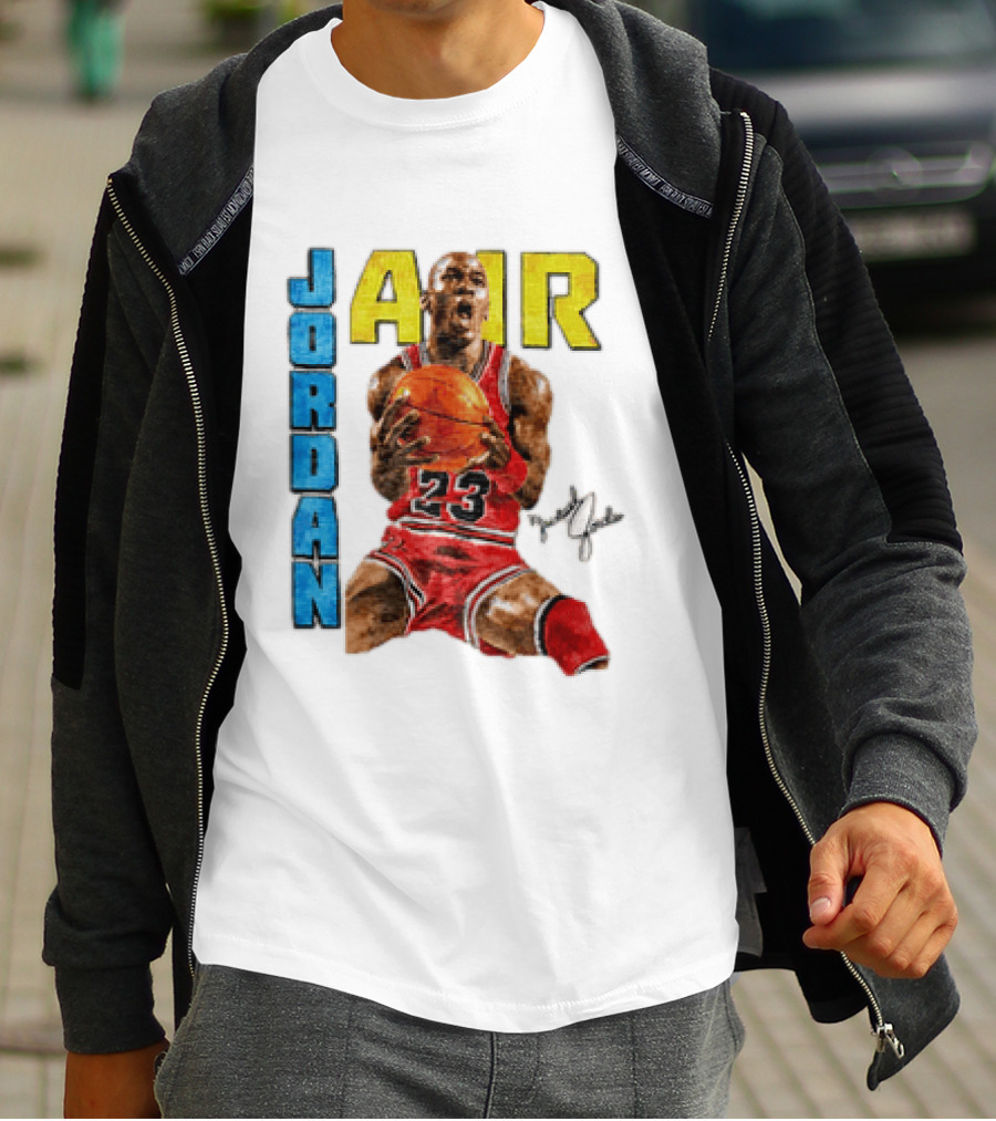 Jordan Air 23 Basketball Player Holding Ball T-Shirt