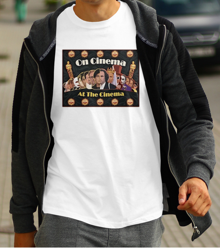 On Cinema At The Cinema Tim Heidecker Gregg Turkington Oscar Iconic Film Characters T-Shirt