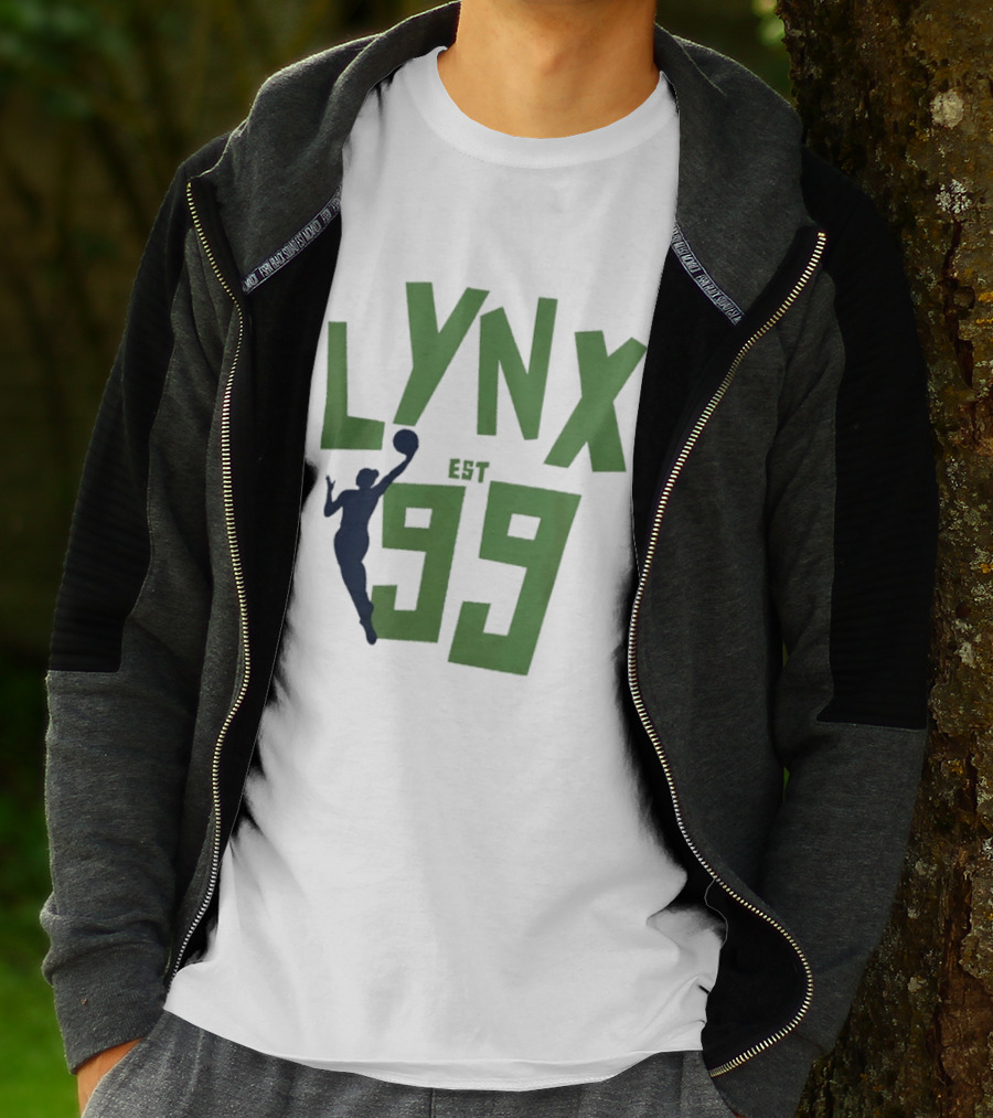 Playa Society Minnesota Lynx Est 99 Basketball Jumper T-Shirt