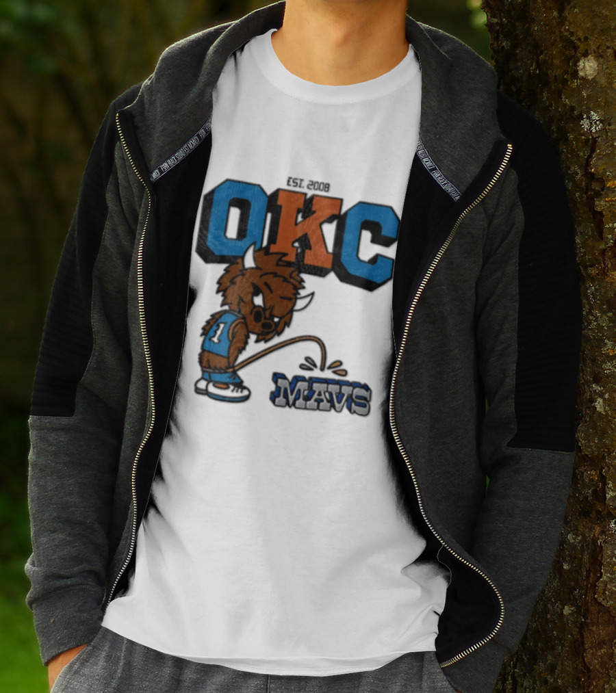 Oklahoma City Thunder Rumble On Dallas Mavericks Mavs Rivalry T-Shirt
