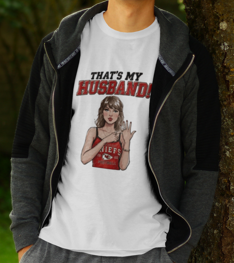 Taylor That's My Husband 87 Kansas City Chiefs Football T-Shirt