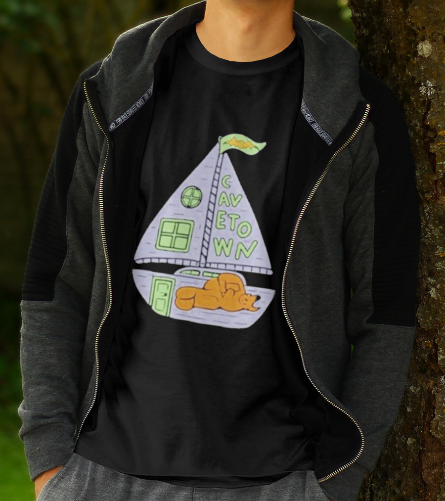 Cavetown Running With Scissors 2026 USA Tour Sail Boat T-Shirt