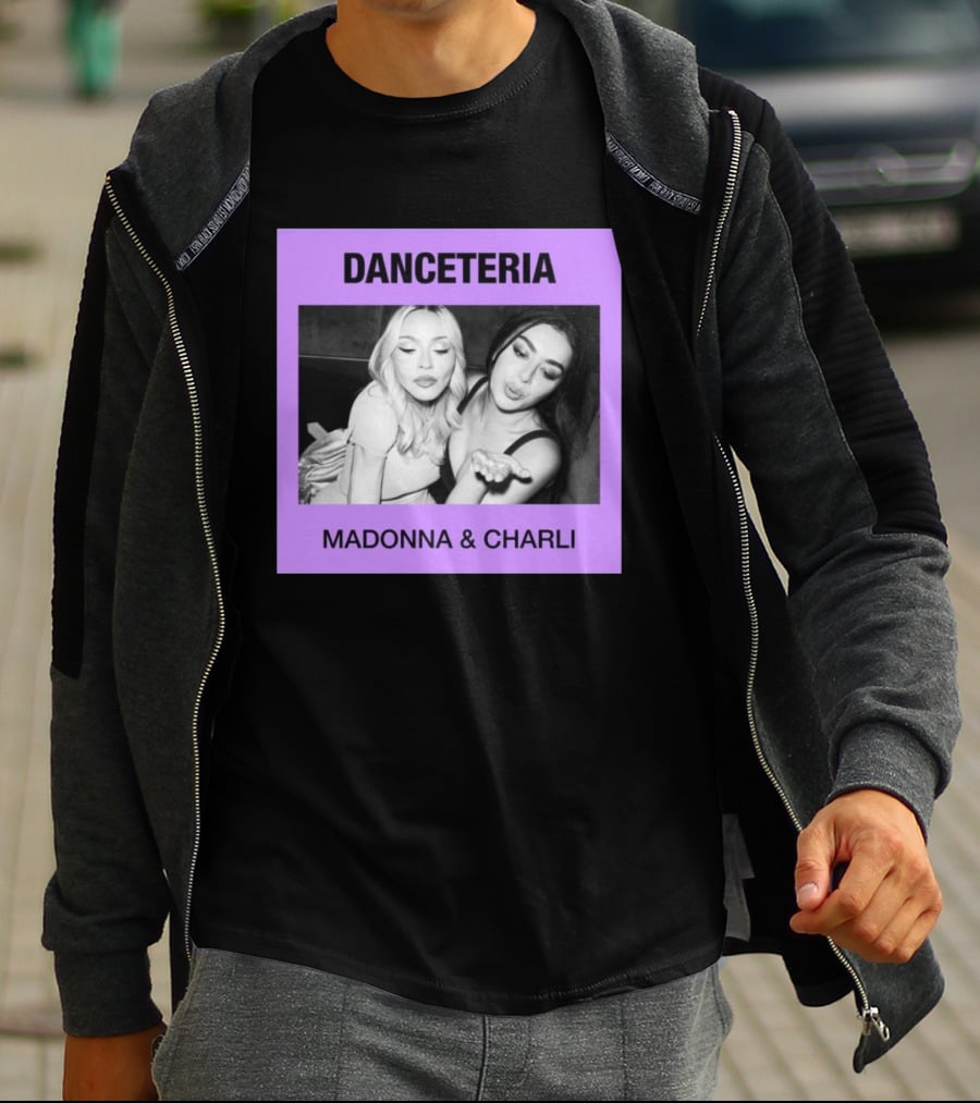 Danceteria Madonna & Charli Nostalgia 80s Club Scene T-Shirt