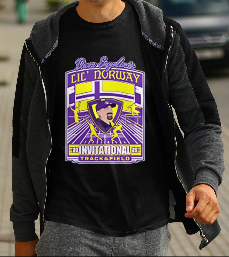 Dave Snyder's Lil Norway Invitational 2025 Track & Field T-Shirt