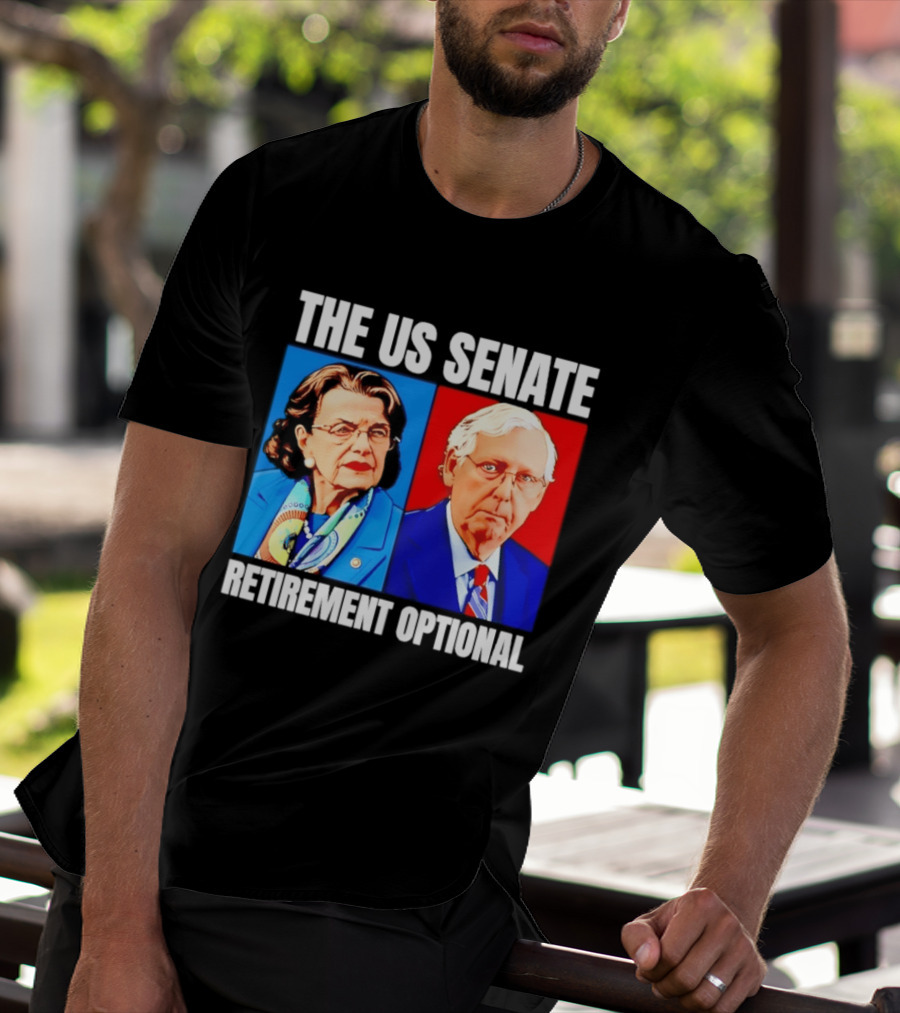 Dianne Feinstein Mitch McConnell The US Senate Retirement Optional T-Shirt