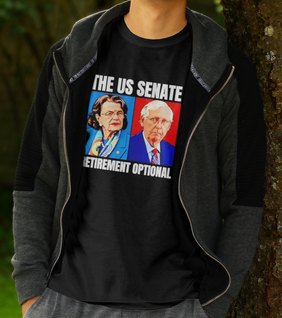 Dianne Feinstein Mitch McConnell The US Senate Retirement Optional T-Shirt