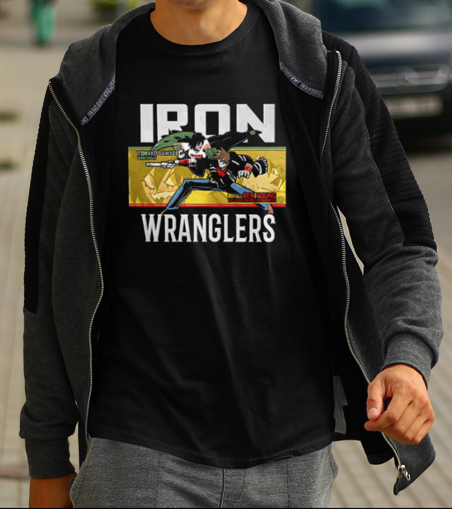 Iron Wranglers Tomako Sawyer Ben Eze Young Wildcats Unbreakable Ranger T-Shirt