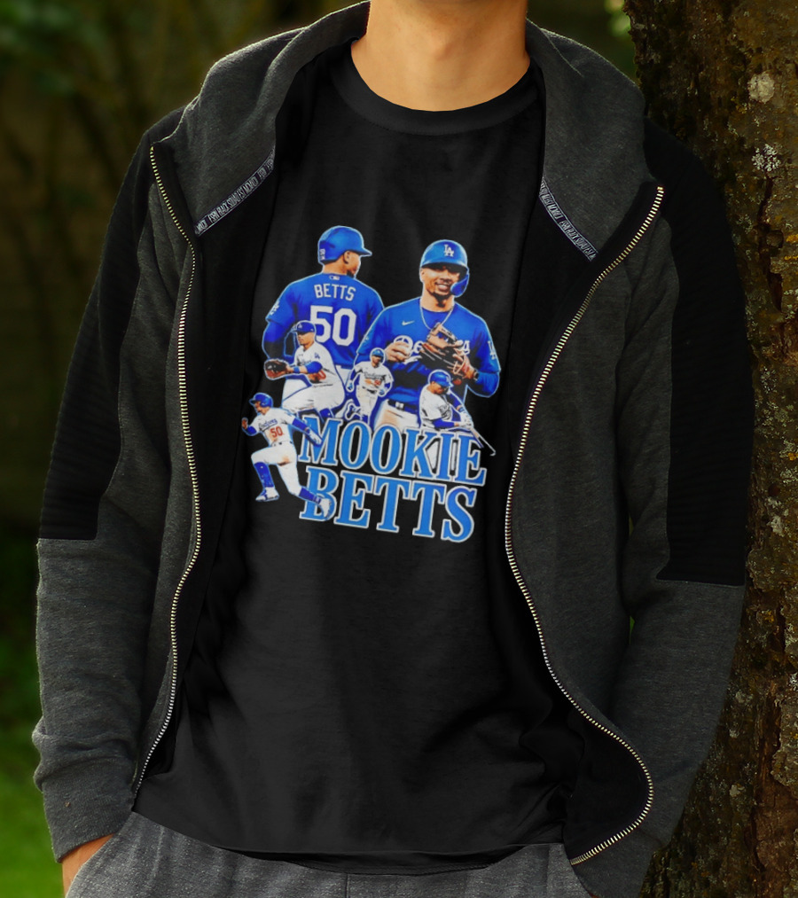 Mookie Betts 50 Los Angeles Dodgers MLB Players T-Shirt