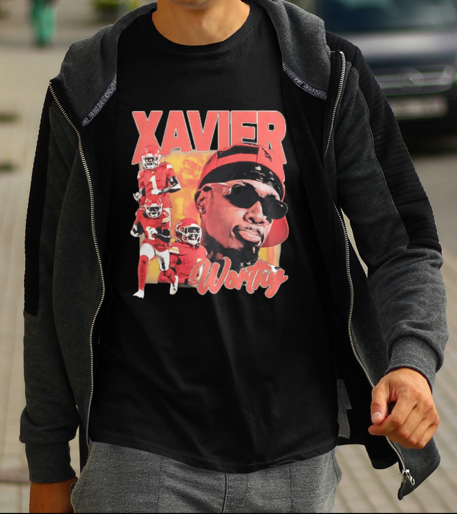 Xavier Worthy Kansas City Chiefs Football Player T-Shirt