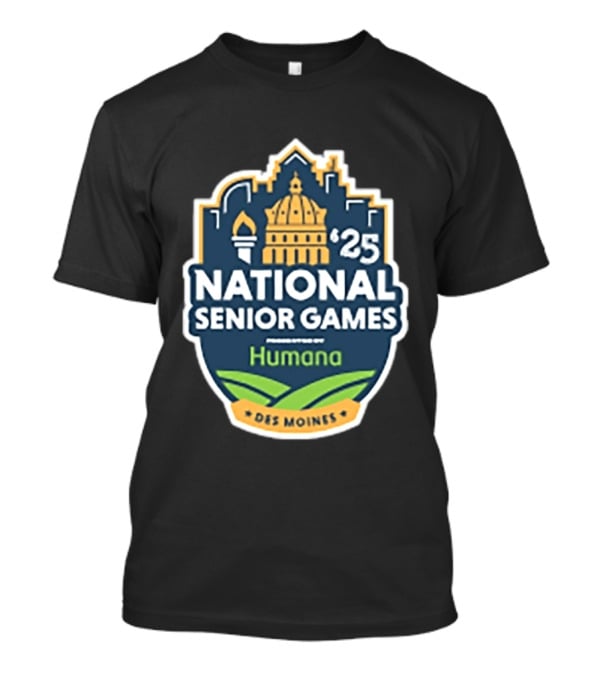 National Senior Games 2025 Presented By Humana Des Moines T-Shirt
