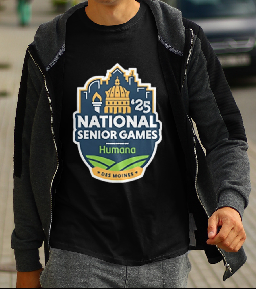 National Senior Games 2025 Presented By Humana Des Moines T-Shirt