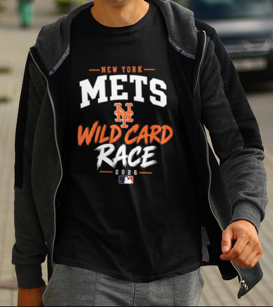 New York Mets MLB Wild Card Race 2026 Baseball Postseason T-Shirt