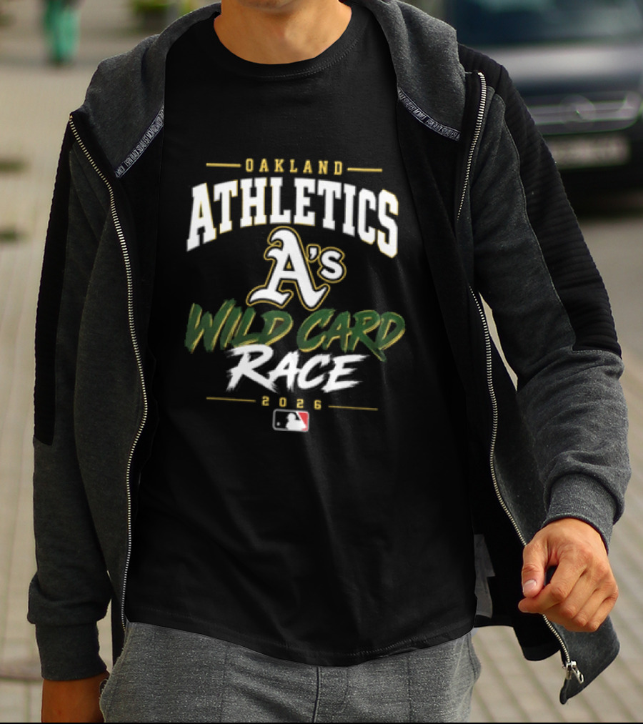 Oakland Athletics A's Wild Card Race 2026 MLB Postseason T-Shirt