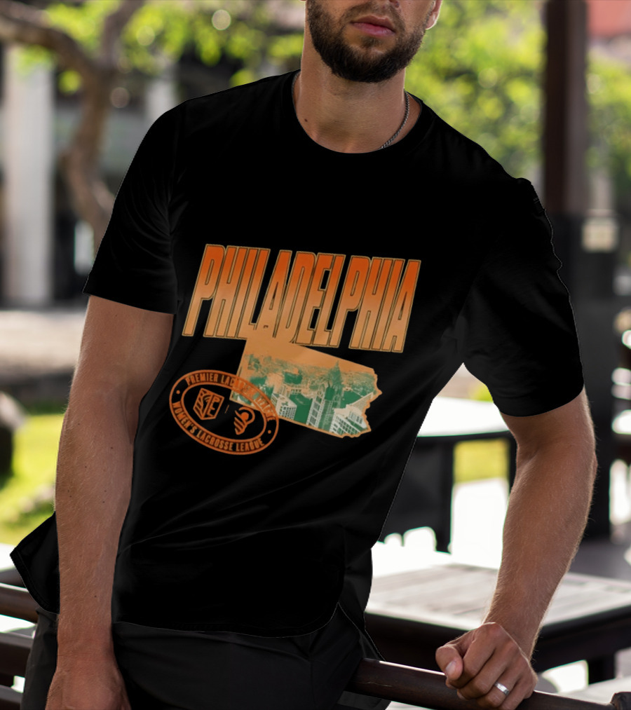 Philadelphia Premier Lacrosse League Women's Lacrosse Skyline T-Shirt