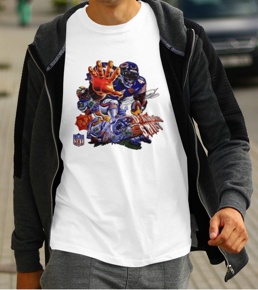 Chicago Bears Pop Art Dandre Swift 4 93 92 NFL T-Shirt
