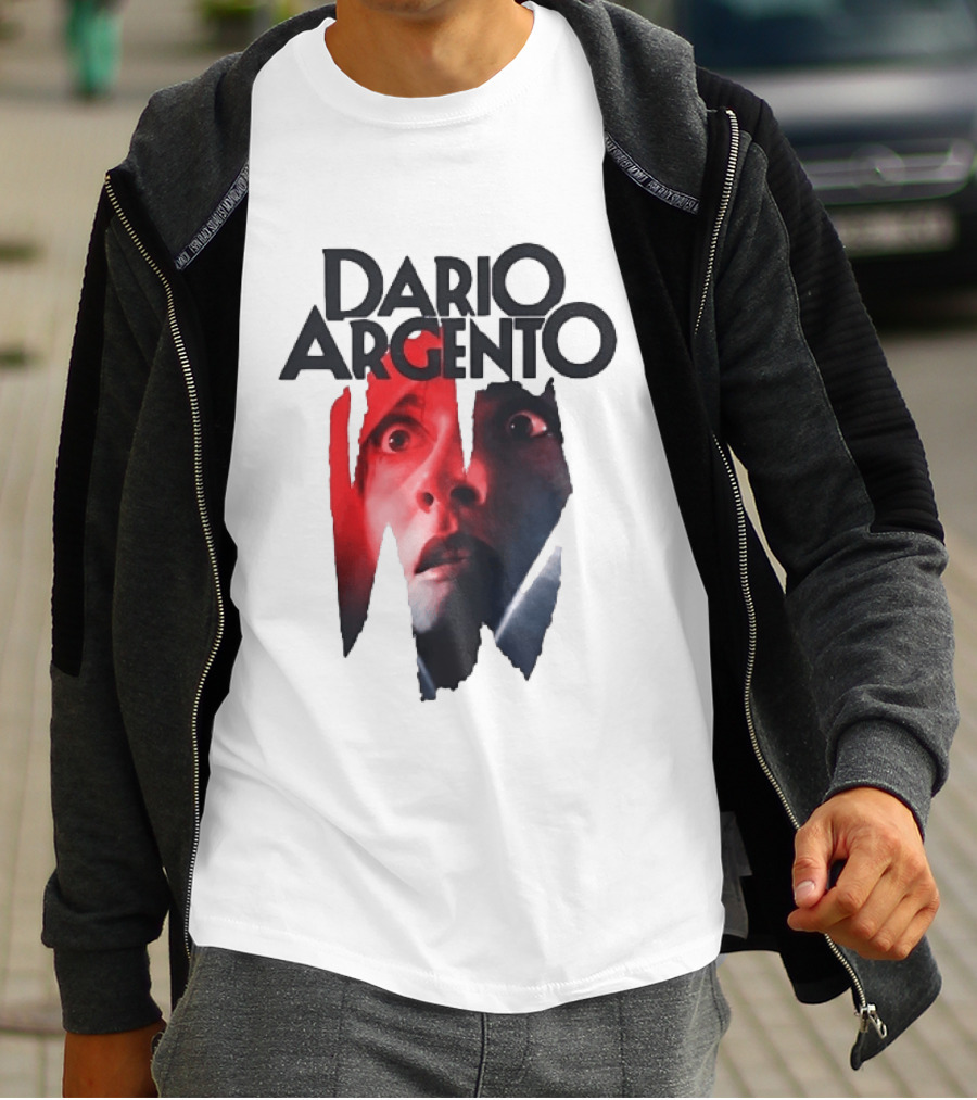 Dario Argento Horror Film Director Giallo Thriller Iconic Face T-Shirt